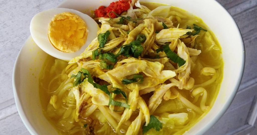 Soto Ayam Lamongan Indonesian food